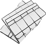 HORIALENCE Hanging Shoe Rack Compartments over Door Shoe Organizer for Closet and Pantry Storage Breathable Mesh Pockets Versatile Storage Accessories and More