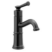 Moen 6402 Belfield 1.2 GPM 1 Hole Bathroom Faucet - - Black