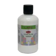Leni CLEAR GLOSS VARNISH 250ml Water Based,Protects Painting From UV & Yellowing