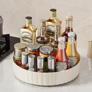 Rotating Seasoning Rack Multifunctional Kitchen Storage Rack Household Seasoning And Seasoning Storage Rack Cosmetics Storage Box FLYE241095