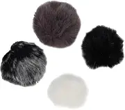 Ysyaxsyt Universal Lavalier Microphone Windscreen Fur Windshield Wind Muff Soft Lapel Lavalier Mic 5Mm
