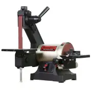Bucktool 1x30 Inch Bench Belt Sander with 5 Inch Disc with Wrench Storage and...