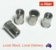 Countersunk Splined Body Nutsert Metric Coarse Rivnut Insert Stainless G304