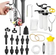 Hydraulic Bikes Brake Kit - Hydraulic Disc Brakes - Portable Bleeder Tool Set with Aluminum Body Bleeding Equipment for Sports Mountain Steering Bikes Rim Bicycles