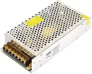 Respicefinem AC 24V 5A Switching Power Supply Driver Adapter Voltage Converter 120W High Temperature Copper Enameled Wire Double Winding U Shaped Iron Core Double Filter Large