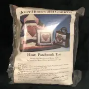 New Quilt Kit BH&G Heart Patchwork Tote Bag 14"x12"x4" EASY! #9342 FREE SHIP