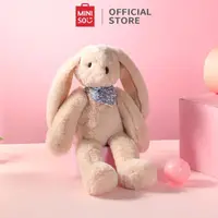 在飛比找蝦皮購物優惠-Miniso 兔子娃娃毛絨動物娃娃可愛人物娃娃兔子娃娃