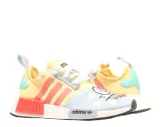 Adidas NMD_R1 J Kevin Lyons Sand/Coral/Sky Big Kids Running Shoes H00793