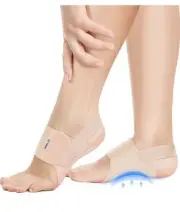 Fit Geno Arch Support Brace w/Built-in Orthotics Plantar Fasciitis Pain Relief