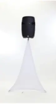 New Scrim-King SS-SPK-W Speaker Stand Scrim White DJ Wedding