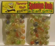 2 Bags Of Sponge Bob Square Pants Cartoon Promo Marbles
