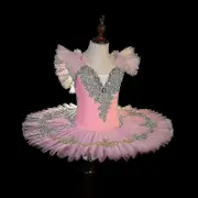 Pink Blue White Ballet Tutu Skirt Ballet Dress For Kids Child Swan Lake Costume Platter Pancake Tutu Girls Dance Ballerina Dress xi 160cm height