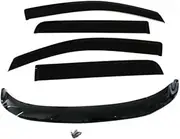 TradiesChoice 4X4 Bonnet Protector + Weather Shields Suit Holden Colorado RG Dual Cab 2016-2020