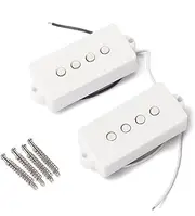 Abaodam Gmb12 Pickup Set for 4 String Bass Bridge Neck Open Style Authentic Tone v Easy Installation