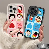 在飛比找蝦皮購物優惠-格子 蠟筆小新 iPhone 6 6s 7 8 plus 蘋