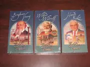 3 VHS Mormon Prophets LDS Wilford Woodruff Brigham Young Harold B. Lee Brand New