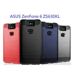 華碩 ZS630KL ASUS ZENFONE 6 ZS630KL 手機套 手機殼 碳纖維拉絲 保護殼 保護套 防摔軟殼