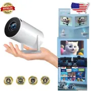 Wireless 1080P Projector with Bluetooth & 270° Adjustability for Home Cinema