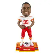 Chris Jones Kansas City Chiefs Super Bowl LVII Champions Bobblehead NFL Football