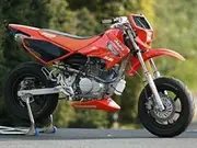 STRIKER XR100 MOTARD 575A-RR POWER MINI Super Racing TypeA Center/UP Single Line Racing, Titanium Exhaust/Titanium Silencer