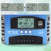 1x MPPT Solar Panel Regulator Charge Controller Blue 12V/24V 168mm X 95mm X 35mm