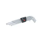 01418 Key Set Hex, Spherical Chrome Vanadium Steel WIHA