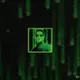 TLP反光貼紙 黑客帝國Matrix矩陣尼奧 綠色代碼科幻電影平面貼紙