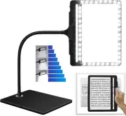 5X Large Magnifying Glass Light and Stand, 42 LED Flexible Gooseneck Magnifying