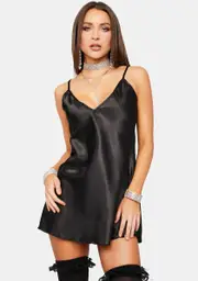 Night Alone With U Satin Chemise