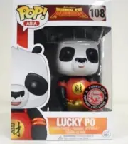 Funko Pop! Asia: Kung Fu Panda - Lucky Po with Pop Protector