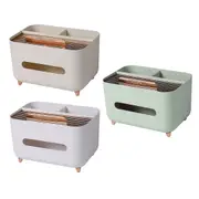 Tissue Box Dispenser Storage Box Napkin Case Remote Control Box Multi-Function