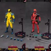 1/10 Deadpool and Wolverine Complete PVC Action Figure Model Toy Collection Gift