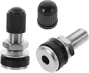 Alipis 2Pcs Copper Tire Valve Stems Leak Resistant High Performance Design Easy Installation for Cars Motorbikes Bicycles Durable for Extended Use and Secure Fit