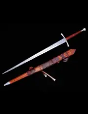 Hand-Forged high Carbon Steel Sword Medieval Longsword Two Handed Templar Sword