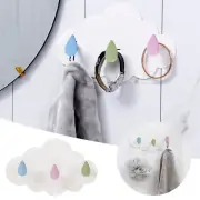 Wall Hooks Self Door Cloud Glue Hook Wall Hanging Nail Door Rear Coat Hook