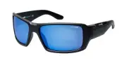 ARNETTE BIG DEAL SUNGLASSES AN4168-01 MATTE BLACK FRAME BLUE MIRROR LENSES NEW