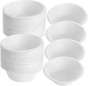 [Baluue] Paper Bowl Tableware 100pcs Home Accessories Dinner Bowls for Party Restaurant