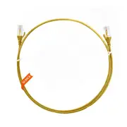 Cat 6 Ultra Thin Lszh Pack Of 50 Ethernet Network Cable Yellow