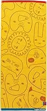 Marushin 6945000100 Donna Wilson Face Towel, Creature Pattern, Organic Cotton, Antibacterial and Odor Resistant