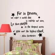 Wall Stickers H P For In Dreams we vinyl decal decor Nursery