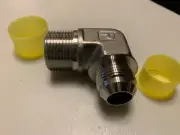 (2 Pk) 6-8 CTX-SS PARKER MALE ELBOW TRIPLELOK SWAGELOK FITTINGS '