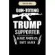 Notebook: Donald trump president pro guns 2nd amendment grea Notebook-6x9(100 pages)Blank Lined Paperback Journal For Student, k
