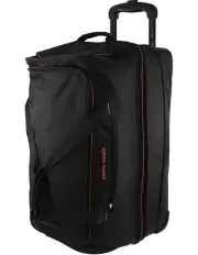 [PIERRE CARDIN] 72cm Medium Soft Trolley Bag in Black