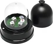 Gikfun Automatic Lucky Dice Roller Cup Set with 5 Dices for Christmas Party Games EK1883