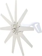 Wind Turbine Generator Kit, 400W 10 Blades Complete Wind Power Generator Kit, Equipped with an MPPT Microprocessor, Electricity Producer for Home Gazebos (DC24V)