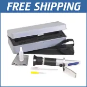 Precision Stainless Steel Coolant and Battery Refractometer Kit - -60°F to +32°F