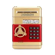 Safe Electronic Piggy Bank Box For Children Gold