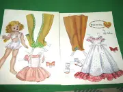 F & B Suzanne Paper Doll by Lee Collins - Doll Reader May 1986 - 2 Pages