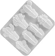 WEKAMOS 1Pc Silicone Cactus Mold for DIY Resin Crafts Easy to Use Crystal Epoxy Mold for Unique Embellishments for Creative Cactus Decorations and Projects