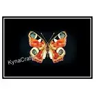 Butterfly Art Inlay Side Table / Marble Coffee Table Top / Handmade Wall Decor